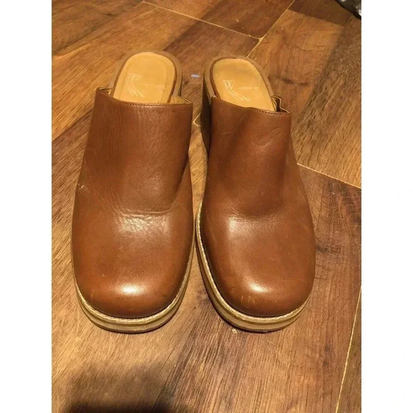 VTG White Mountain Womens 7.5 Slip On Mules Clogs Retro Shoes - Picture 2 of 5